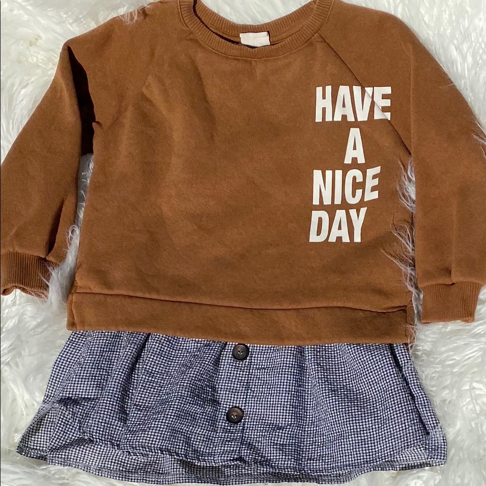 Zara girls sweatshirt
